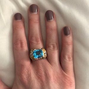 Sterling Silver Topaz Ring